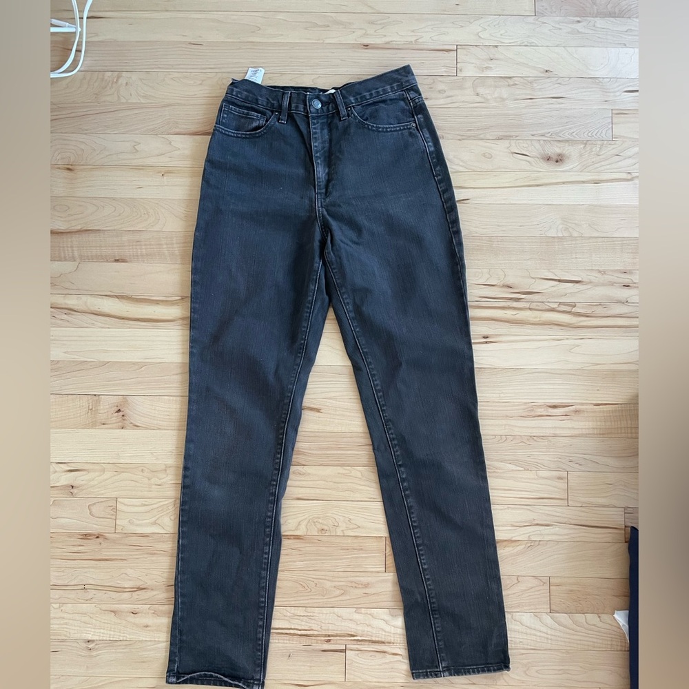 Aritzia charcoal jeans